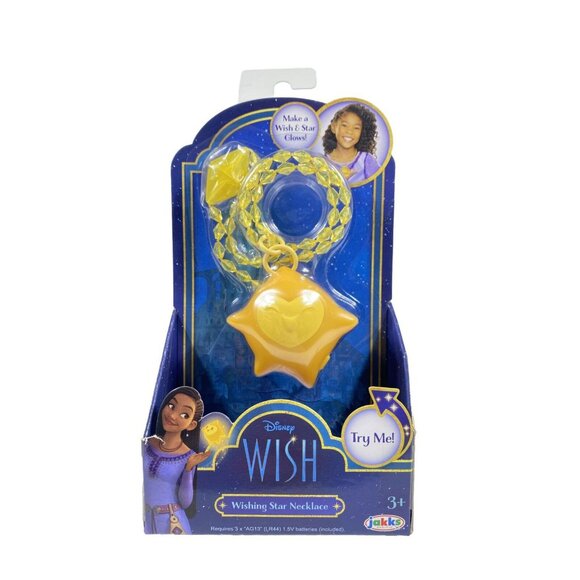 Disney Wish Movie Wishing Light Up Star Necklace New 2023 - Picture 1 of 10